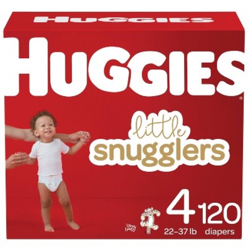 Huggies Little Snugglers Diapers Huge Pack - Size 4 (120ct)