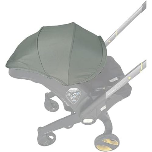 Stroller Accessories Replacement Canopy Compatible with Doona+ and Doona i Car Seats & Strollers, Larger Sunshade, Durable Fabric (Desert Green)