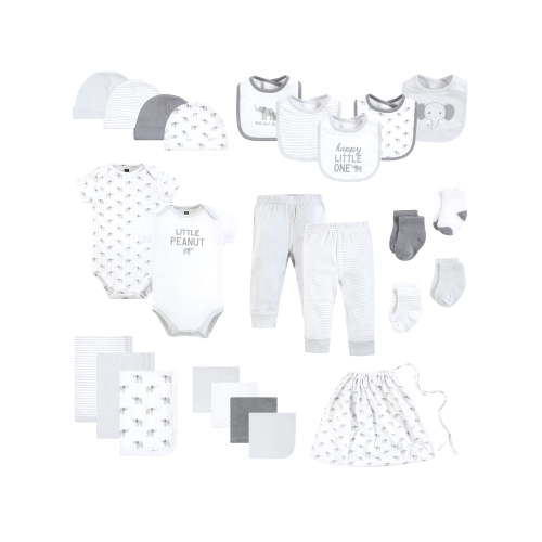 Hudson Baby Shower Gift Sets, 25-Piece, Sizes Newborn-6 Months