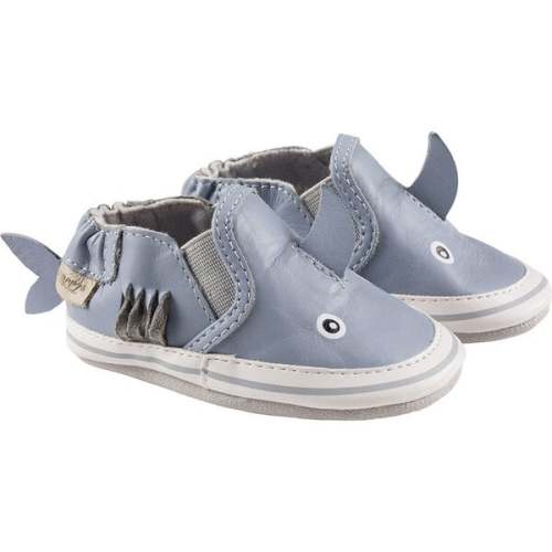 Sebastian Shark Soft Soles, Blue - Robeez | Maisonette