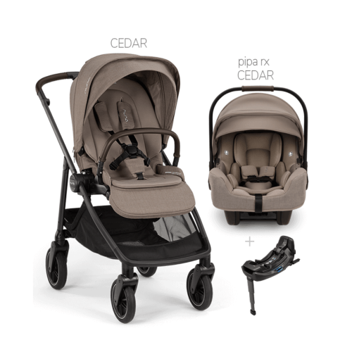 Nuna® SWIV™ Stroller +  PIPA Aire / PIPA RX / PIPA Aire RX Travel System