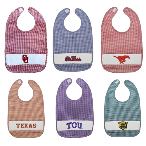 Collegiate Smocked Bib