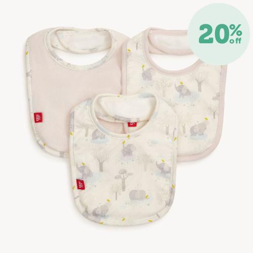 big love modal magnetic stay dry infant bib 3-pack – Magnetic Me