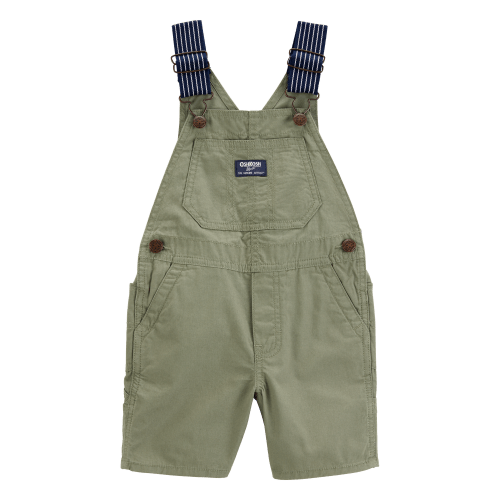 Toddler Canvas Shortalls - Green - OshKosh | Carter's