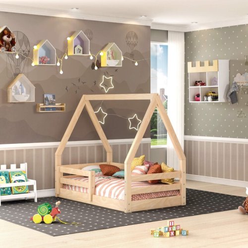 Zhao Toddler Solid Wood Bed by Harriet Bee