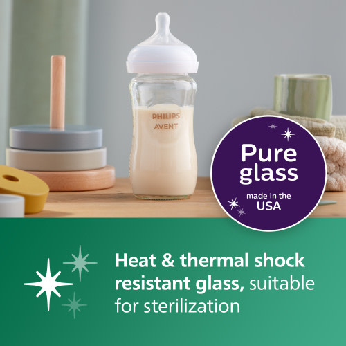 Glass Natural Bottle Gift Set