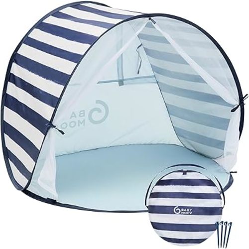 Babymoov Baby Anti UV Tent, Sun Protection UPF 50+, Pop Up Play Tent and Sun Shade, Marine (Summer 2025 Edition)