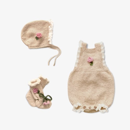 Roses Newborn Set | Wheat