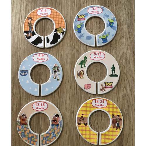 Toy Story Closet Dividers for Baby Boy and for Baby Girl