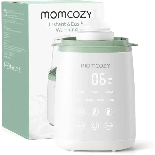 Momcozy Bottle Warmer, Fast Bottle Warmers for All Bottles with Timer, Accurate Temperature Control and Automatic Shut-Off, Multifunctional Bottle Warmer for Breastmilk