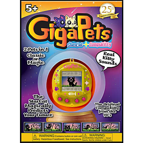 Top Secret Toys GigaPets Virtual Pet, StarCat/CompuKitty