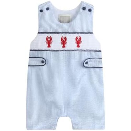 Lil cactus Baby Boys and Toddler Smocked Shortalls
