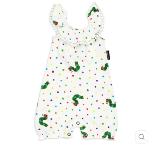 Organic Bubble Romper in Caterpillar – L'ovedbaby