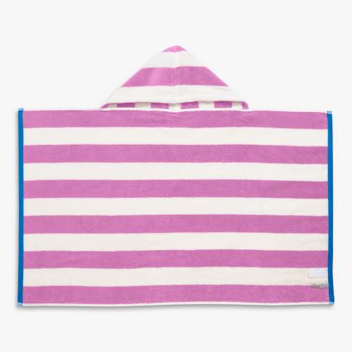 Kids stripe hoodie towel | Primary.com