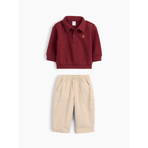 Baby VintageSoft Polo Outfit Set