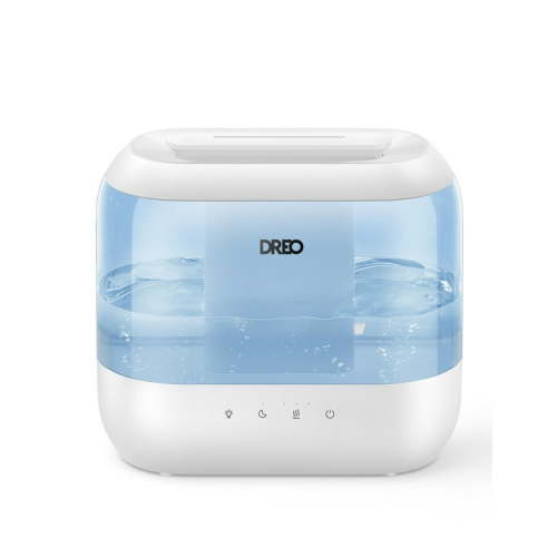 Dreo Humidifier for Bedroom, Quiet 4L Cool Mist Top-Fill Ultrasonic Humidifiers With Essential Oils, LED Display With Night Light, Touch Control, Auto Shut-Off, Blue