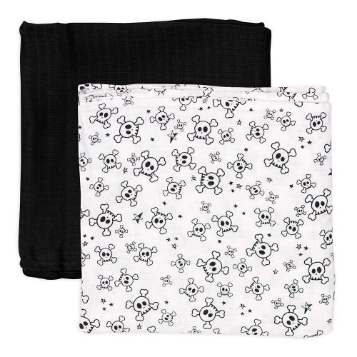 HonestBaby Unisex-Baby 2-Pack Organic Cotton Swaddle Blankets (Legacy)