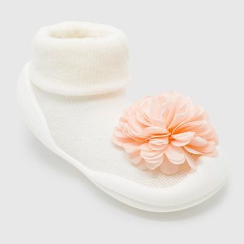 Komuello Baby Shoes - Corsage White Size 18-24m