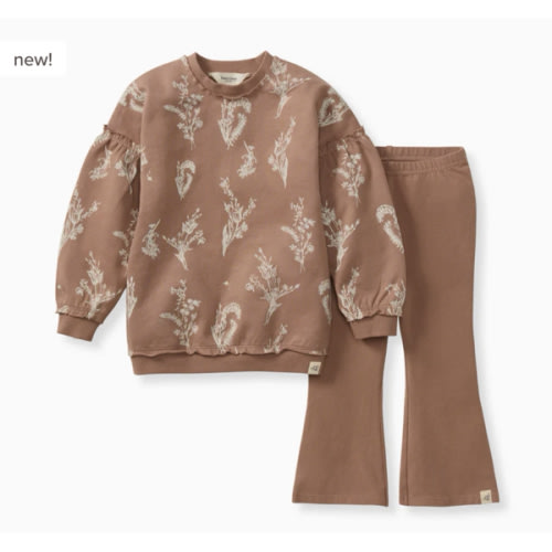 Little Wild Flower Sweatshirt & Pants Set – Burt's Bees Baby