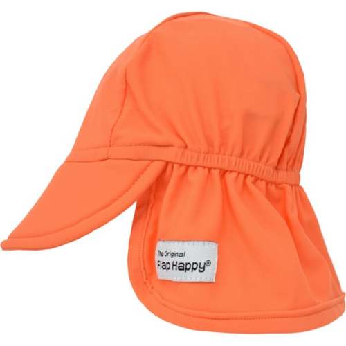Swim Flap Hat 2 Pack, Ocean & Orange - Flap Happy | Maisonette