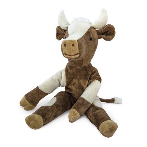 Senger Organic Cotton Floppy Animal Cow, Small 13" | Stuffed Animals- Blue Otter Toys