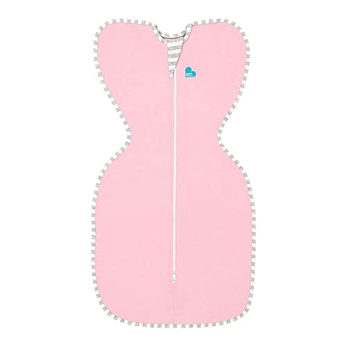 Love To Dream Swaddle UP, Pink, Medium, 13-18.5 lbs., Dramatically better sleep, Allow baby to sleep in their preferred arms up position for self-soothing, snug fit calms startle reflex