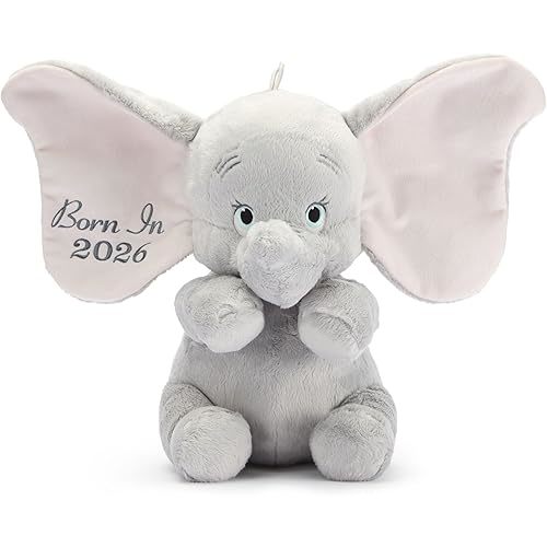 Disney Store Official My First Dumbo 2026 Plush - Stuffed Animals for Babies with Embroidered Features & Detailed Sculpting - Super Soft & Huggable Design - Cute Plushies for Baby - 11 Inches
