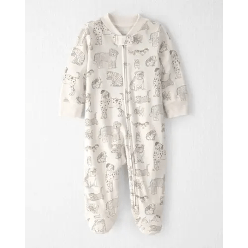 Baby Organic Cotton Sleep & Play Pajama in Pet Print - Little Planet | Carter's