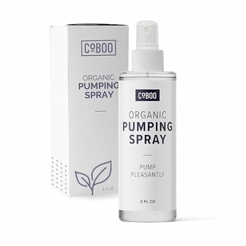 CoBoo Pumping Spray 2 Fl Oz | Organic Skin Lubricant for Breast Pumping | Pump Flange Spray for Breast Shields | Vegan & Lanolin Free, Made in USA | Helps Sore Nipples & Clogged Milk Ducts