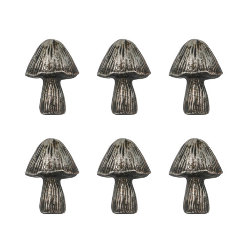 Mike & Melissa 6 Piece Oversized Decorative Mushroom Novelty Knob Multipack & Reviews | Wayfair