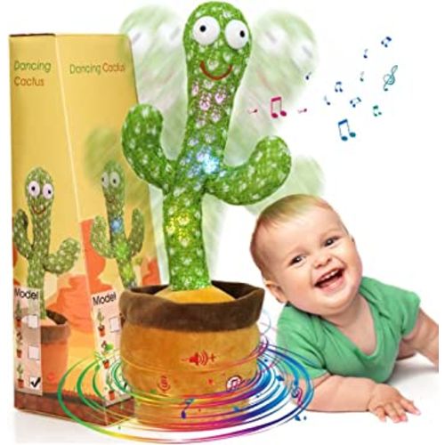 Amazon.com: Emoin Dancing Cactus Baby Toys 6 to 12 Months, Talking Repeats What You Say Boy Toys, Mimicking Toy with LED English Sing 15 Second Voice Recorder Musical : Emoin: Toys & Games