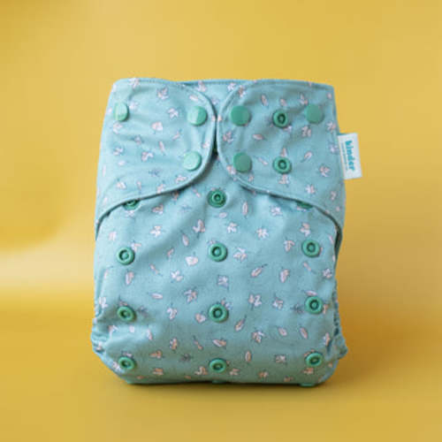 Kinder Cloth Diaper Co - Patterned Pocket Cloth Diaper with Athletic Wicking Jersey