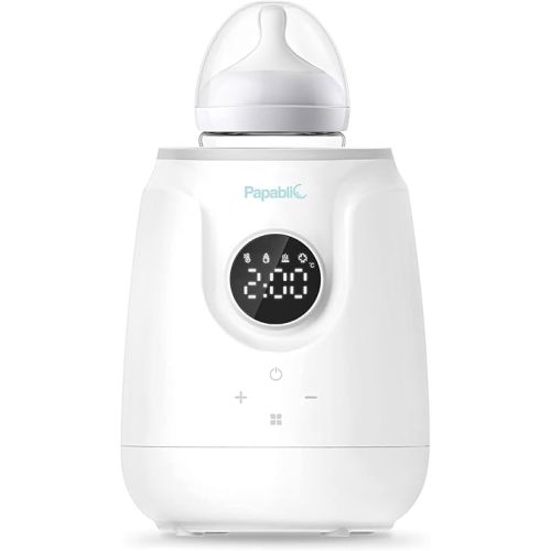 Papablic Ultra-Fast Bottle Warmer, Ready Milk in 2 Min, Baby Bottle Warmer for Breastmilk and Formula, Accurate Temperature Control and Automatic Shut-Off, Bottle Warmers for All Bottles