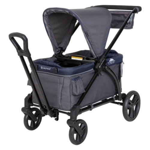 Baby Trend Expedition 2-in-1 Stroller Wagon, Color: Navy Blue