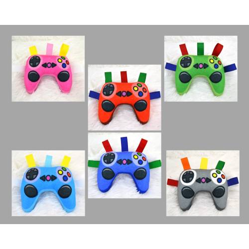 Game Controller Rattle - Baby Shower Gift - Infant Sensory Toy - Baby Present - Video Game Stuffed Plushie