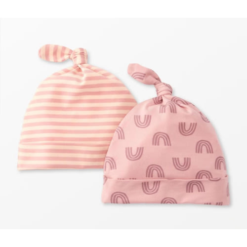 2-Piece Baby Layette Top Knot Beanie in HannaSoft™ | Hanna Andersson