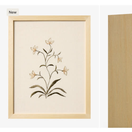 Embroidered Pixie Flowers