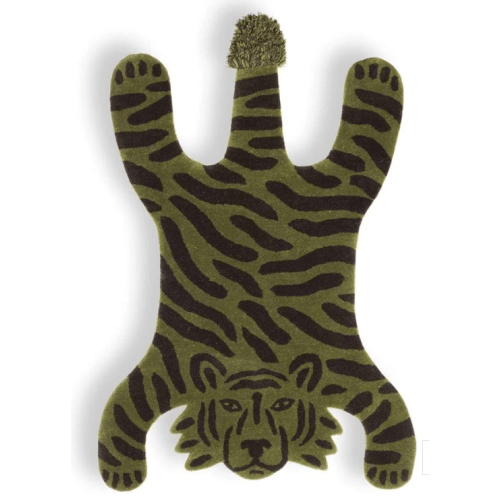 Rugs by Roo | Hand Woven Wool Tiger Area Rug