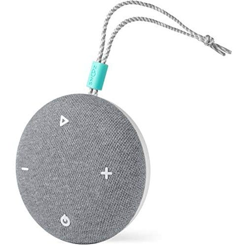SNOOZ Go - Travel White Noise Sound Machine - Portable, Non-Looping White Noise, Pink Noise, and Fan Sounds Plus Bluetooth Speaker and Night Light - Charcoal