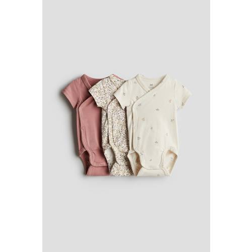 3-PACK WRAPOVER BODYSUITS