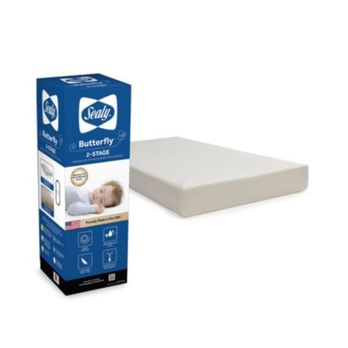 Butterfly 2-Stage Breathable Knit Crib Mattress