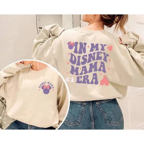 In My Disney Mom Era Sweatshirt, Minnie Mouse Mom Shirt, Disney Mom Shirt, Disney Mama Shirt, Disney Mothers Day Shirt, Mickey Mom Shirt - Etsy