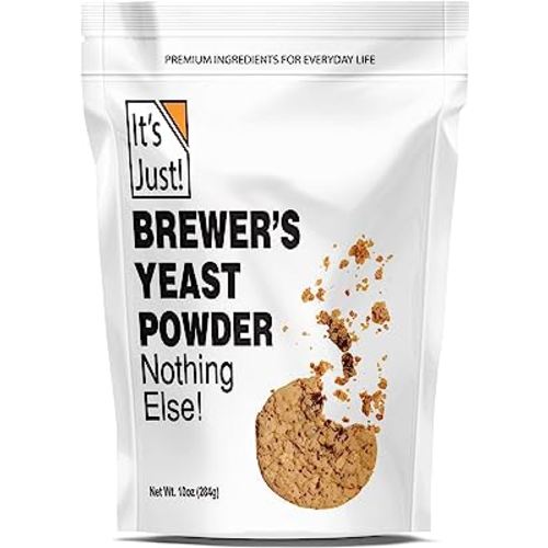 It's Just - Brewers Yeast Powder, Keto Baking, Sourdough Bread, Boost Mother's Milk, Make Lactation Cookies, 10oz