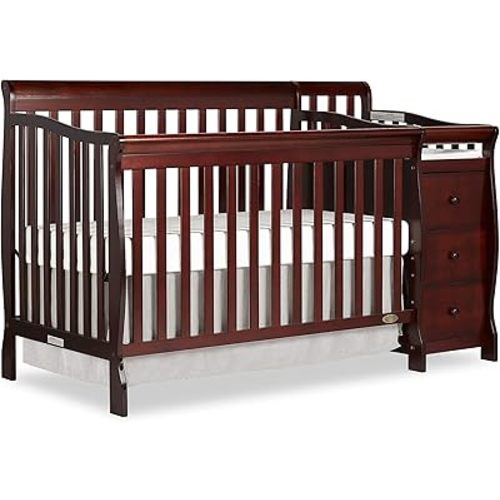 Dream On Me 5 in 1 Brody Convertible Crib with Changer
