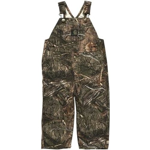 Carhartt Kid's CM8758 Loose Fit Canvas Camo Bib Overall - Boy