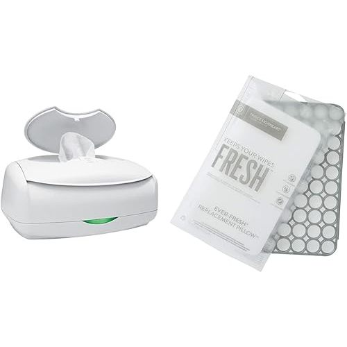 Prince Lionheart Ultimate Wipes Warmer with an Integrated Nightlight |Pop-Up Wipe Access & Ever Fresh Pillowcase, 2.4 Ounce
