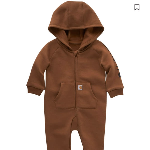 Carhartt Infant Boys' Fleece Zip Front Long Sleeve Coverall | Boot Barn