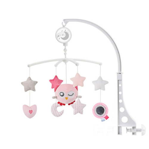 Htovila Musical Crib Mobile with Hanging Rotating Infant Bed Decoration for Boys Girls
