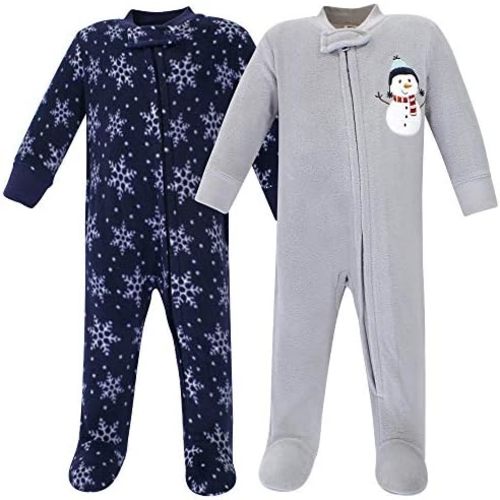 Hudson Baby Unisex Baby Fleece Sleep and Play