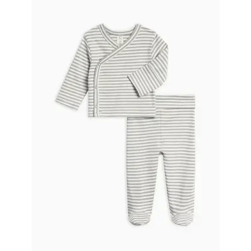Riley 2 Piece Kimono Wrap Top and Pant Set